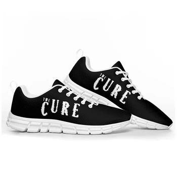Cure Rock Band Спортивная обувь Роберта Смита Мужская Женская Подростковая Детская Кроссовки Пользовательские Высококачественная Пара Обувь Белый