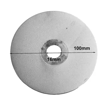Стеклянные ювелирные изделия шлифовальный круг Шлифовальный инструмент 100 мм 4шт Шлифовальный круг с алмазным покрытием Износостойкий 100% новый