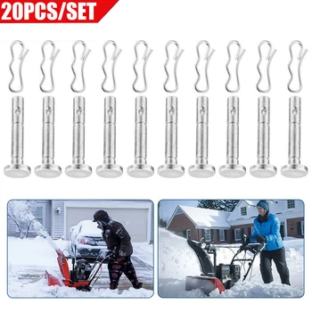 20 шт. 738-04124A Срезные штифты и шплинты для снегоуборщиков MTD Часть для садового снегоуборщика Запасные аксессуары