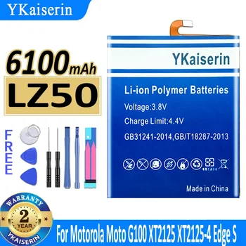 6100 мАч Аккумулятор YKaiserin LZ50 для Motorola Moto G100 XT2125 XT2125-4 Edge S Bateria