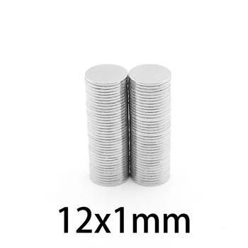 20-500 шт. 12x1 мм Тонкие круглые мощные магниты 12 мм x 1 мм Неодимовый магнит-диск 12 * 1 мм Постоянные магниты NdFeB 12 * 1 Маленький магнит