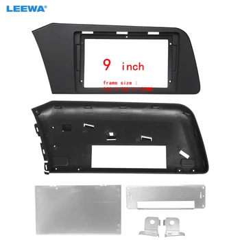 LEEWA Автозвук 9 дюймов Большой экран Панель приборной панели Адаптер Рамка Адаптер для Hyundai Elantra 2020 (LHD) Рама радиоприборной панели #CA4512