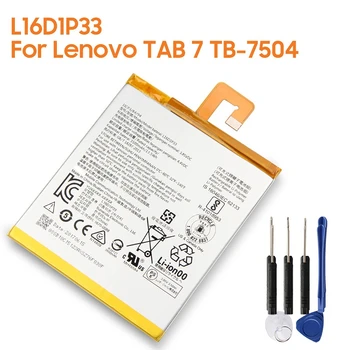 Сменный аккумулятор L16D1P33 для аккумуляторной батареи планшетного ПК Lenovo TAB 7 TB-7504N 7504X TB-7504F 3500 мАч